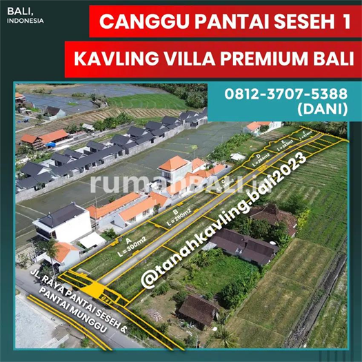 Image Property FOR SALE - TANAH Kavling VILLA PANTAI SESEH 1 New CANGGU Bali
