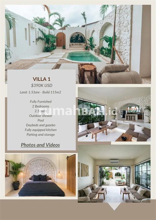 Image Property Mediterranean Villas in Pererenan for Sale – Freehold Ownership - vsfe