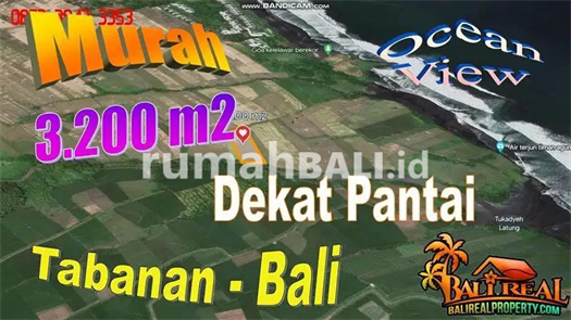 Image Property 3,200 m2 Sedikit Landai ke Sungai dekat Pantai area Kerambitan
