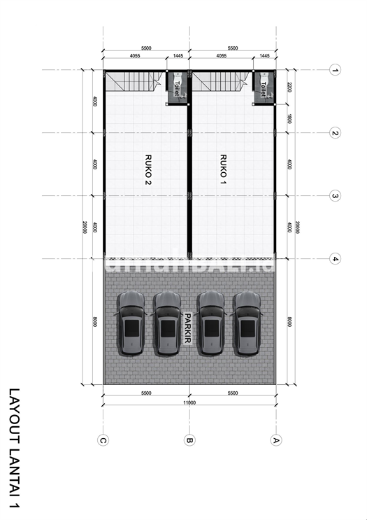 Image Property Dijual Ruko Baru Jl Tegal Wangi Sesetan Denpasar Bali