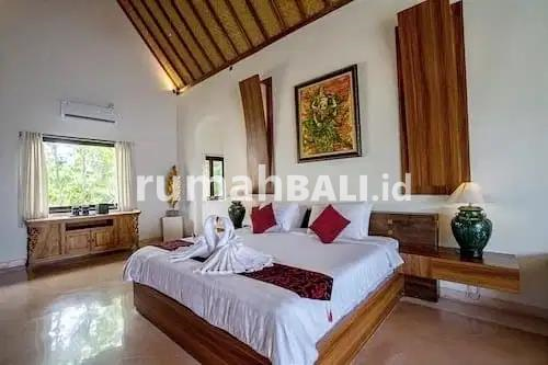 Image Property villa depan pantai Lovina, Halaman luas dan view laut
