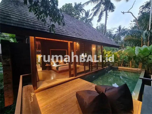 Image Property VILLA DI UBUD DENGAN PRIVATE POOL & VIEW KE SUNGAI & TROPICAL FOREST.